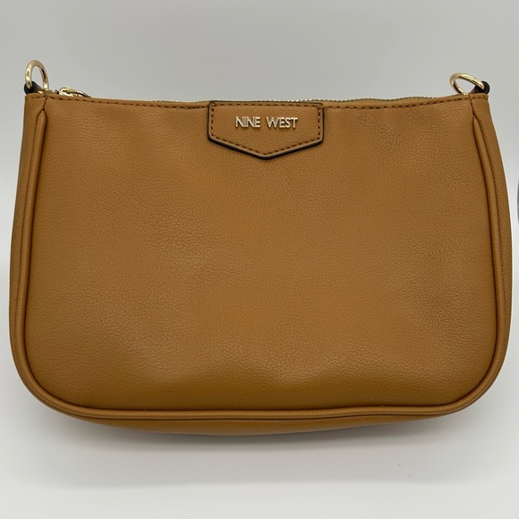 Nine West Handbags - Nine West Tan Clutch Bag
